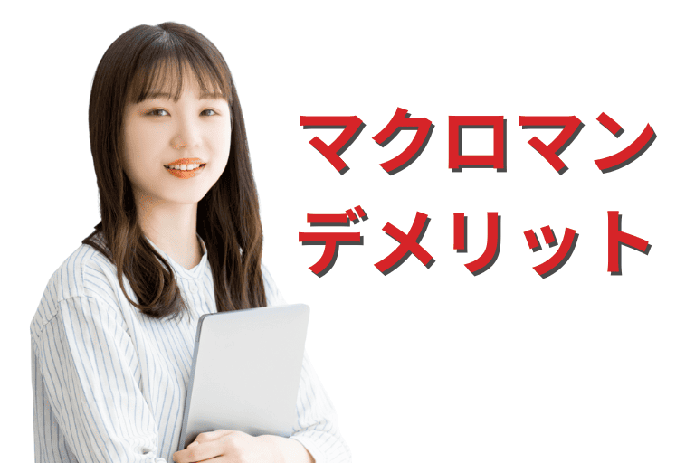 マクロマンを導入する際のデメリット