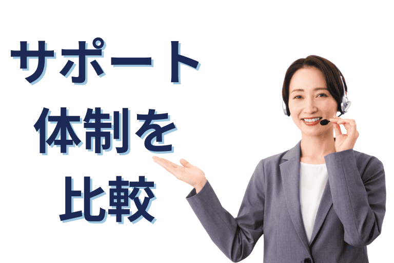 BizteX robopとMICHIRU RPAのサポート体制を比較